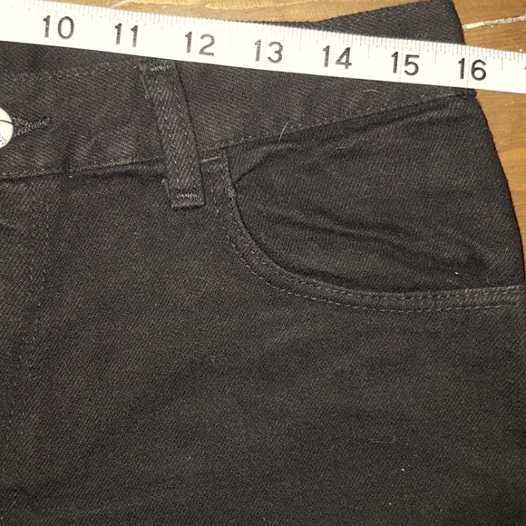 Vintage,  black,cowboy cut, low rise, Wrangler Jean's. - Picture 3 of 6